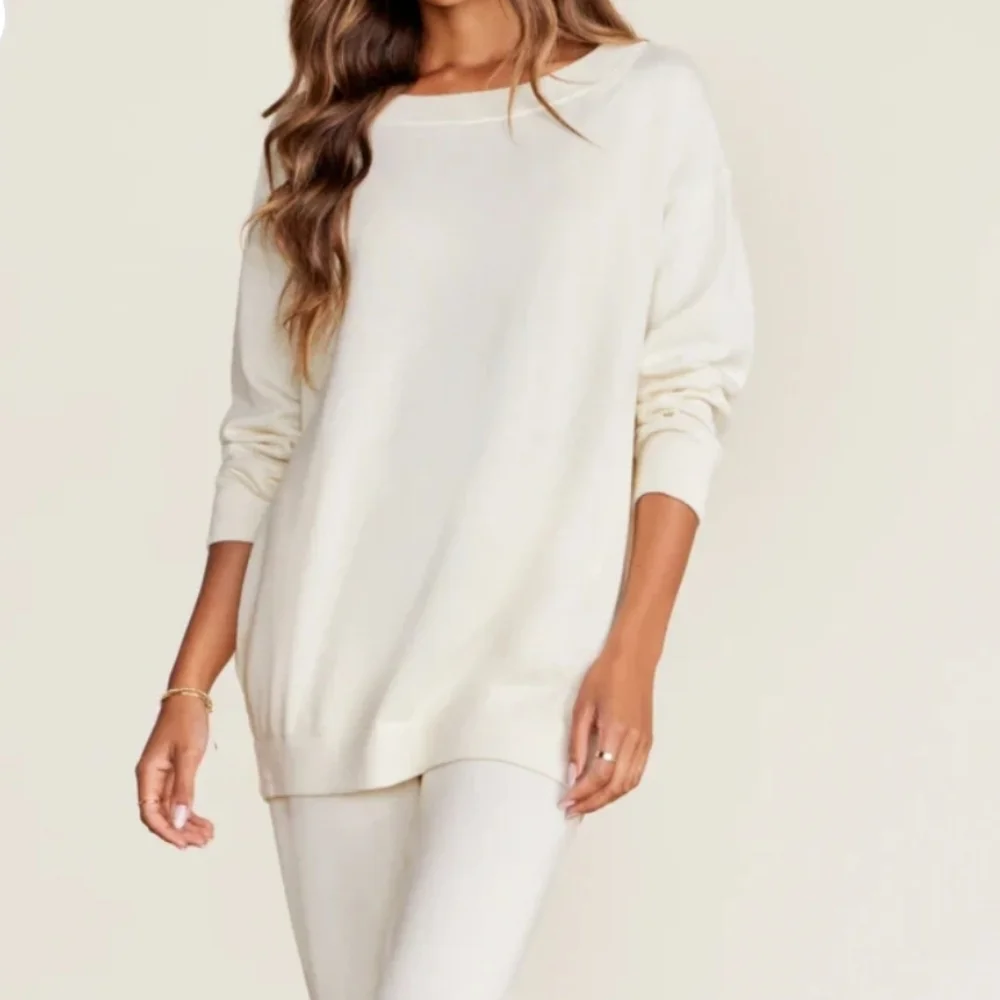 NWT Barefoot Dreams Sunbleached Drape Back Tunic